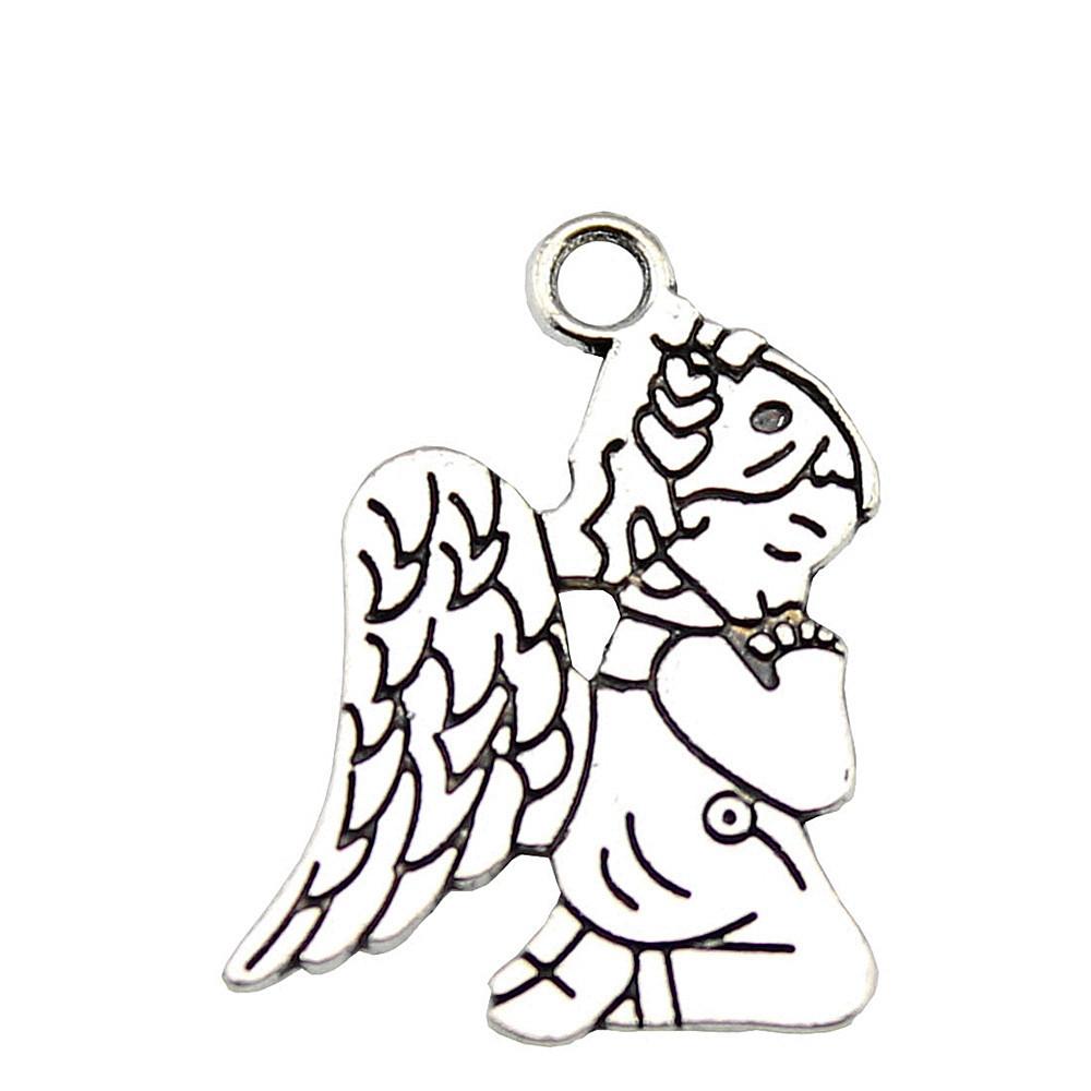Charms Angel Pendants Kids' Jewelry Materials QC003