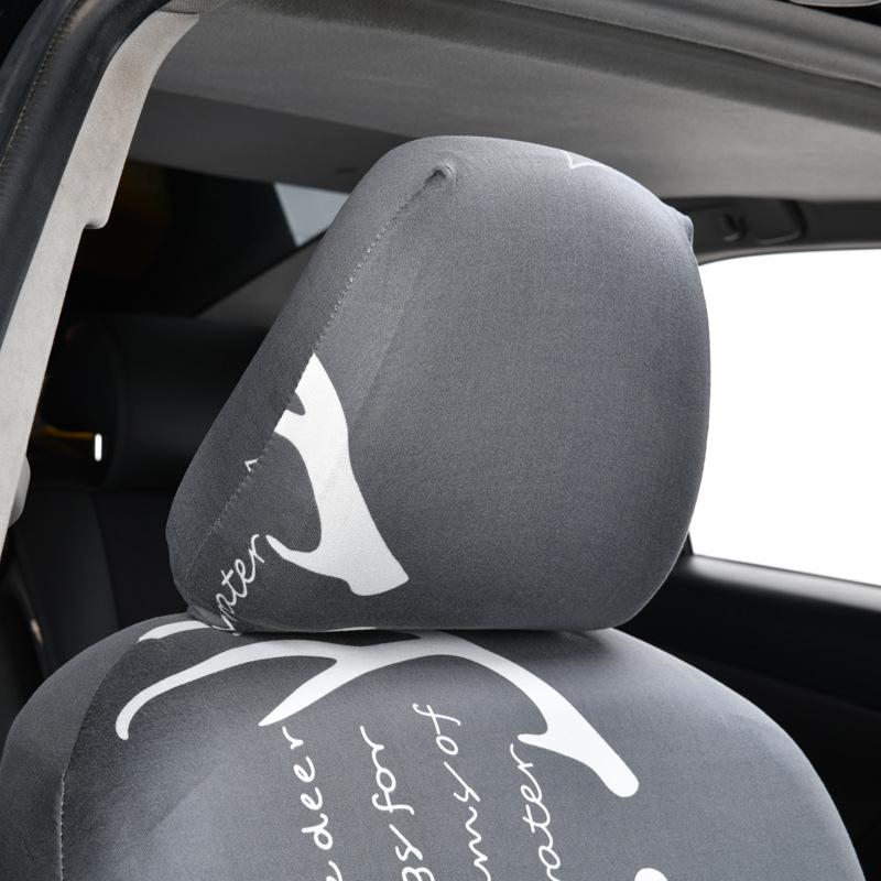 1PC Car Seat Headrest Cover Anti-Dirty Elastic Full Surround Headrest Protect Cover Universal Car Interior Modified Seat Covers