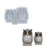 3D Relief Owl Candle Casting Tool 2 Cavity Casting Tool for Soap Making, Gypsum Decoration and Home Craft Projects