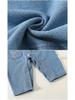 Baby Girl Denim Overalls: Cute and Fashionable Spring & Autumn Romper Set for Infants