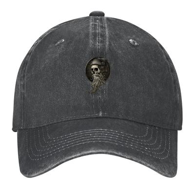 2026 Viking Vintage Skull Beard With Headphone Baseball Cap Icon Streetwear Luxury Cap Hat Man For The Sun For Man Women's