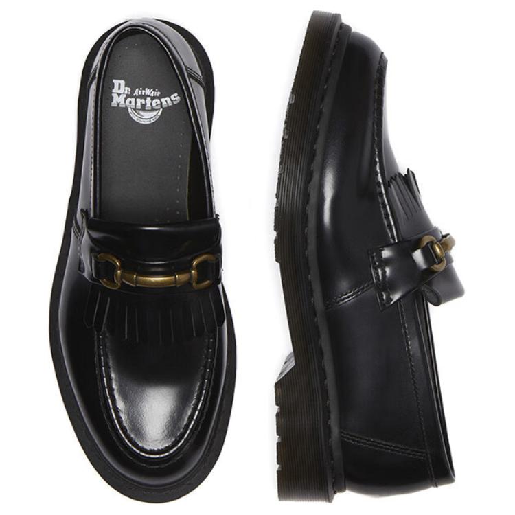 Dr. Martens Adrian Snaffle Tassel Loafer Black Unisex Sneakers 32102001