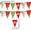 Triangle Christmas Halloween Flag Banner Holiday Party Supplies For Home Decor
