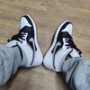 Jordan 1 Mid White Shadow GS 554725-073