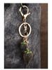Strawberry Fruit Alloy Keychain: Cute Car Keyring & Bag Charm for Ladies