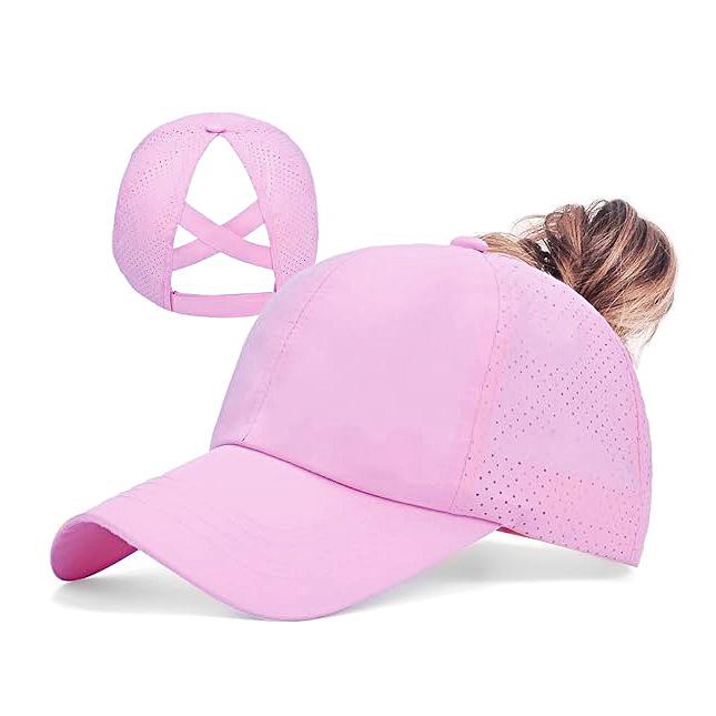 Women's Mesh Quick-Dry Ponytail Baseball Cap - Spring/Summer Outdoor Sun Protection Hat