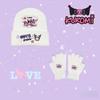 Kuromi Knit Hat & Gloves Set for Teens - Warm, Stylish & Fun
