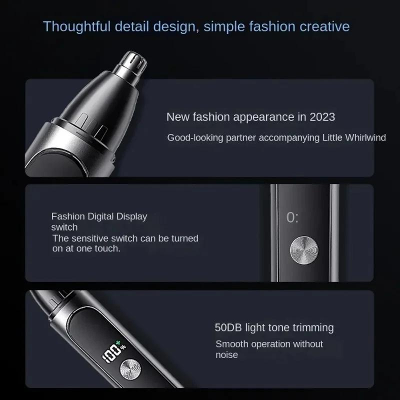 Electric Nose Hair Trimmer for Men and Women Available with Low Noise Portable Mini Rechargeable Electric Nose Hair Clipper