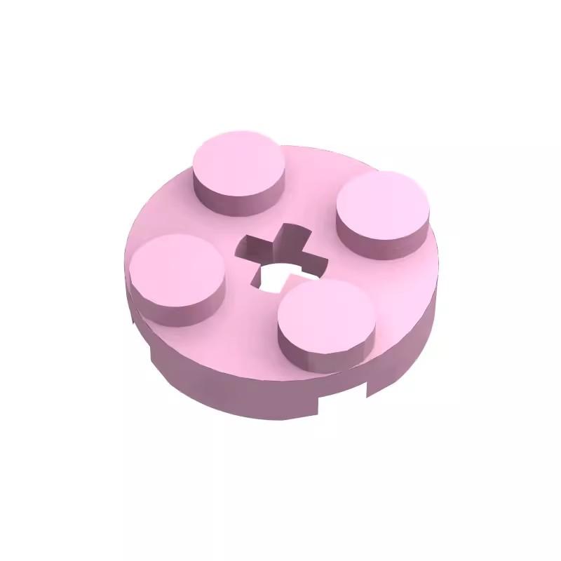 100pcs DIY Building Blocks Size Compatible With 4032 Brick Plastic 2x2 Round Toys for Children