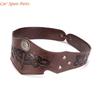 Y4UA Medieval Knight Headband Cosplay Accessory Adjustable Headband Motorcycle Driving Headwear Dress Up Headpiece
