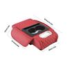 Ergonomic Support Leather Car Console Pad Height Adjustment Waterproof for Long Drive Comfort No Tool Required Setups
