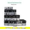 Portable Aluminum Alloy Black Poker & Dice Storage Box