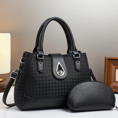 The New Large-capacity Fashion Two-piece Set of Fashion Handbags with Foreign Texture Single-shoulder Oblique Span Bag