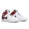 Air 1 Mid GS Chicago Retro Sneakers White and Red 554725-116