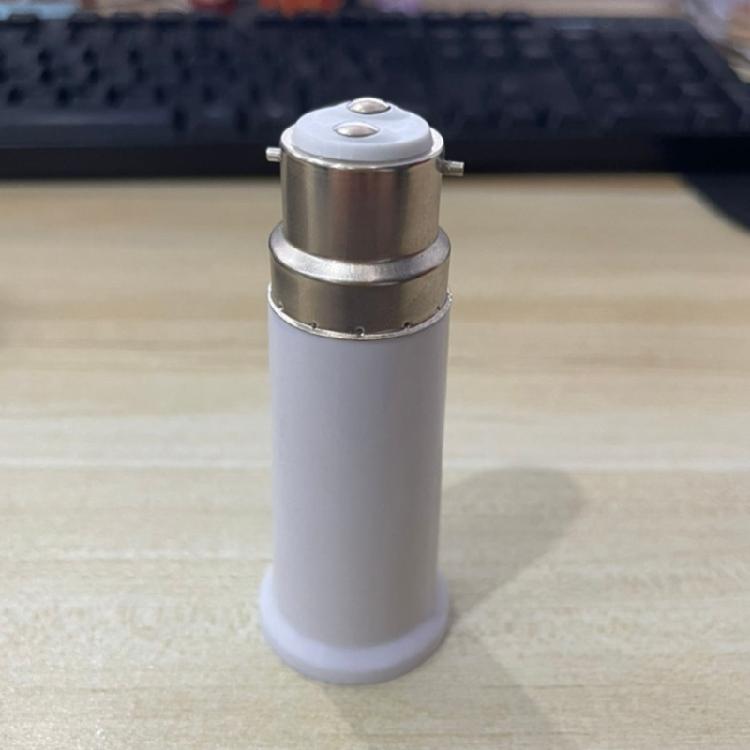 B22 to E27 Adapter Converter Secure Mounting Quality Bulb Holder B22 to E27 Light Socket Converter, Durability Construction for Safe Electrical Lamp