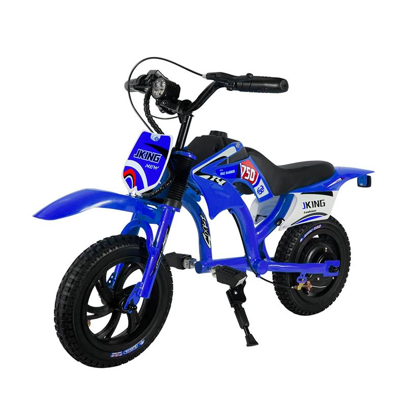 Kids Electric Dirt Bike C6,12'' 300W Brushless Motor,3-Speed LCD,16km/h,LED Controller,Moto Sound,12km Range,Electric Motorcycle for Childer