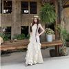 Holiday Style French Polka Dot Suspender Dress Women's Summer Lotus Leaf Edge Super Fairy Skirt Slim Waist a Word Long Dress