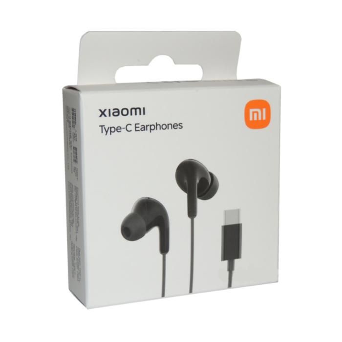 Écouteurs Type-C - XIAOMI - Noir - Microphone HD - Suppression Du Bruit - Confort Ergonomique