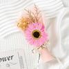 2 Pcs Mini Sunflower Bouquet Scented Artificial Soap Flower Birthday Valentine's Day Gifts