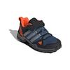 Adidas Terrex AX2R CF J Wonder Steel Orange Kids Sneakers Blue Grey-Three Impact-Orange IF5703