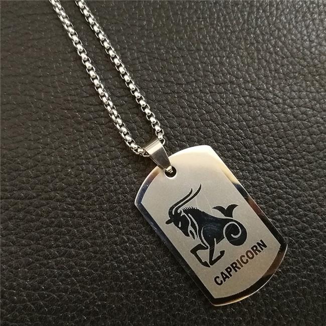Skorpion 12 Konstelacji Naszyjnik Prezenty Urodzinowe Kolor Złoty Stal Nierdzewna Amulet Wisiorek Znak Zodiaku Biżuteria Collier