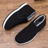 Winter Cotton Shoes Men's Velvet Thickened Warm One-pedal Cloth Shoes Soft Sole Wear-resistant Non-slip High-top Work Shoes