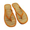 Flip-Flops aus Rattan im japanischen Stil: Unisex Sommer Indoor/Outdoor Strohmatten-Hausschuhe