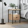 Bedside Table - Maison Exclusive - Sonoma Oak - Engineered Wood - 34 X 36 X 50 Cm