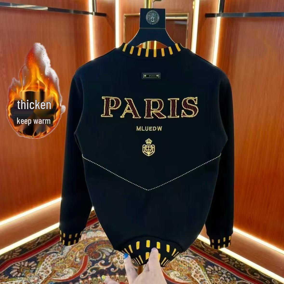 

Men s European Style Light Luxury Hoodie: Casual, Korean-Inspired, Trendy, Loose, Versatile L