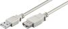 MicroConnect USB2.0 A-A Extension Cable 0.5m -F