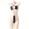 Sexy Bodysuits Women Pu Leather Harness Sexy Lingerie Bdsm Open Clothes Fetish Erotic Sex Costume Female Underwear Rave Outfit