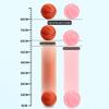 Silent Basketball High Rebound Low Noise Indoor Kids Dribbling Training Uncoated High Density Foam Practice Sports Bouncy Ball Toddlers Gift