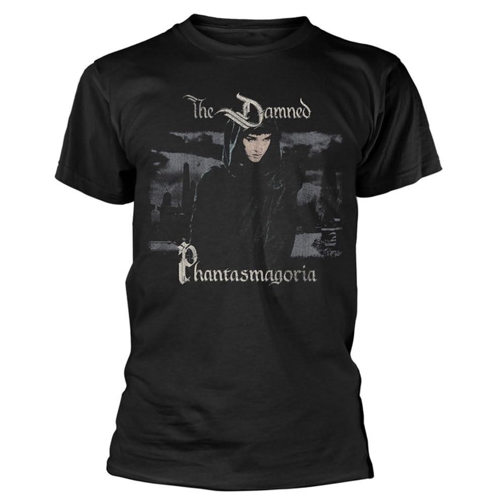 Plastichead The Damned Phantasmagoria Band Logo T Shirt L Black L