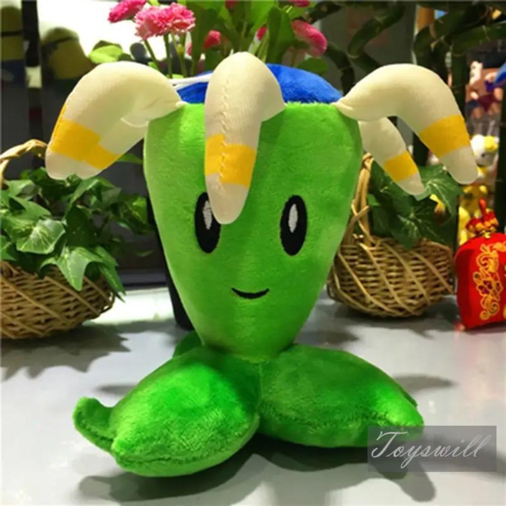 15-20cm Plant with Zombie Plush Toy 30cm PVZ Giant Hat Pirate Duck Zombie Plush Doll Plush Toy Christmas Birthday Gift for Kids 15-30cm