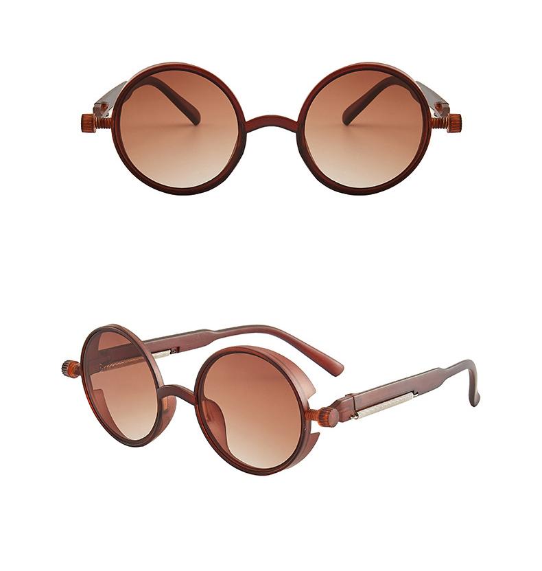 Round Sunglasses Steampunk Men Women Fashion Glasses Brand Designer Retro Vintage Sunglasses UV400