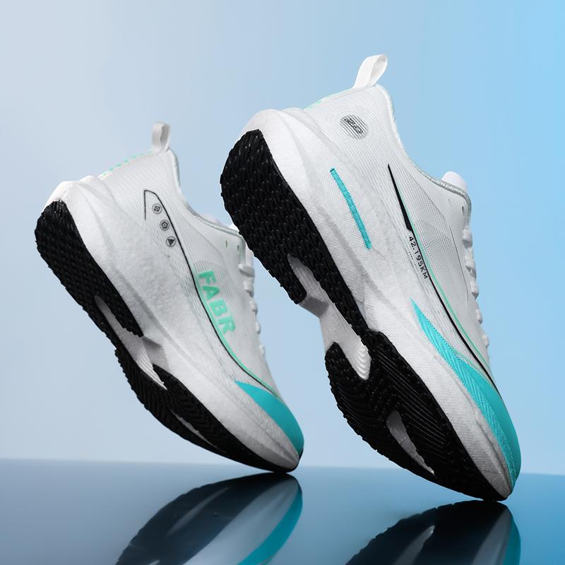 2025 Lightweight Mens Womens Sports Shoes Racing Marathon Rebound Assisted Running Shoes Comfortable Anti Slip Walking Shoes