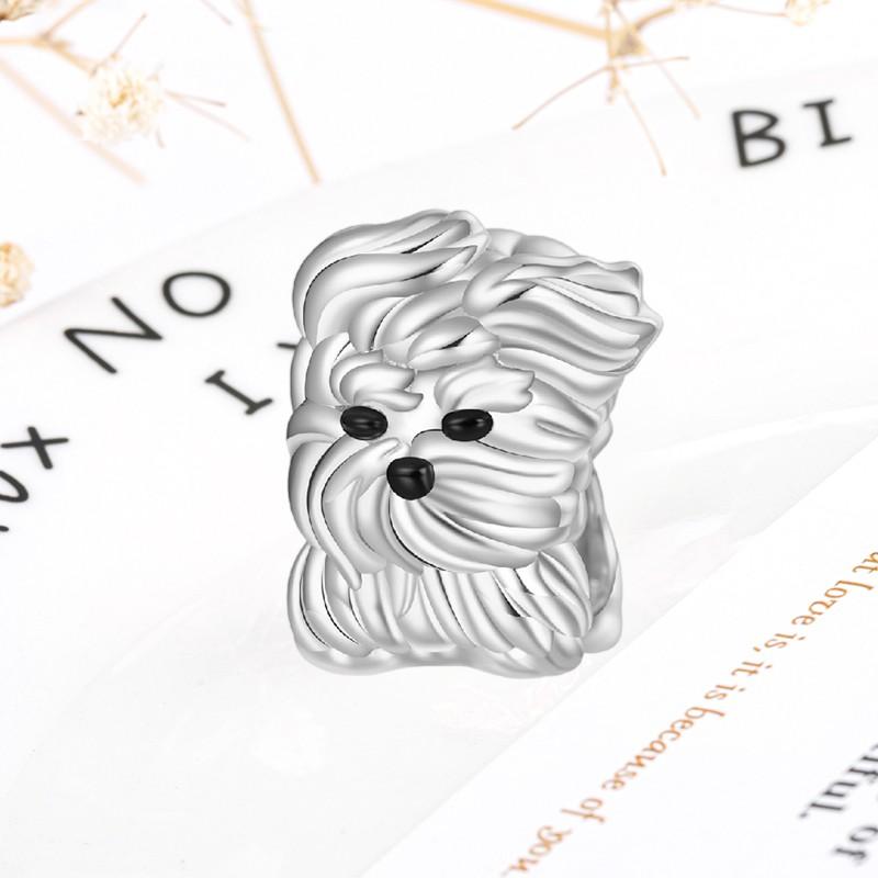 DIY Sparkling Paw Print Charm Beads for Pet Cat Dog Bracelets Jewelry Gifts Accessories