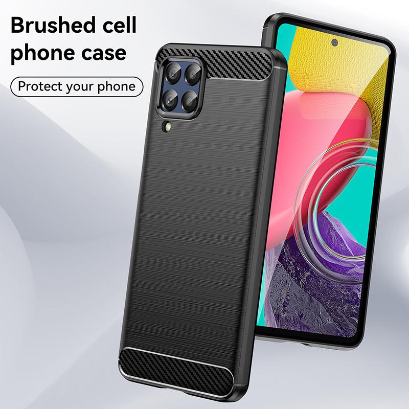 For Samsung Galaxy M53 5G Case Samsung M53 M33 Cover Shockproof Soft Silicone Bumper Samsung M53 M33 M23 M52 M62 M02 M51 M31s