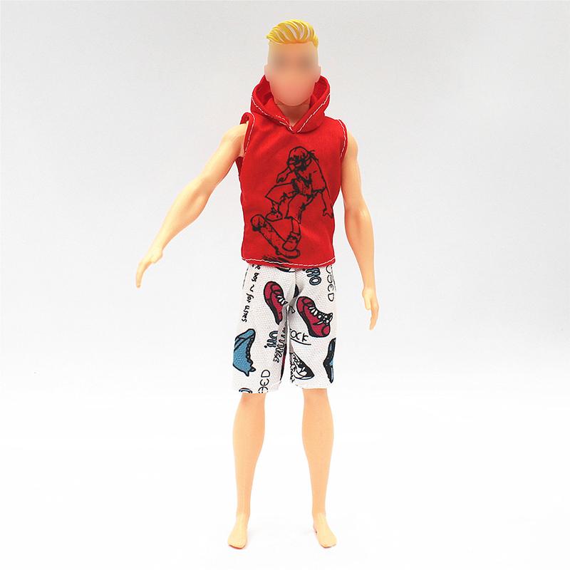 1 Conjunto Roupa de Boneca 30Cm Roupa Masculina Vestir Boneca Multi Estilo Fatos de Treino