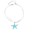 Großer Seestern Anhänger Halskette Mehrschichtiger Choker Mode Halsband Halskette Schmuck