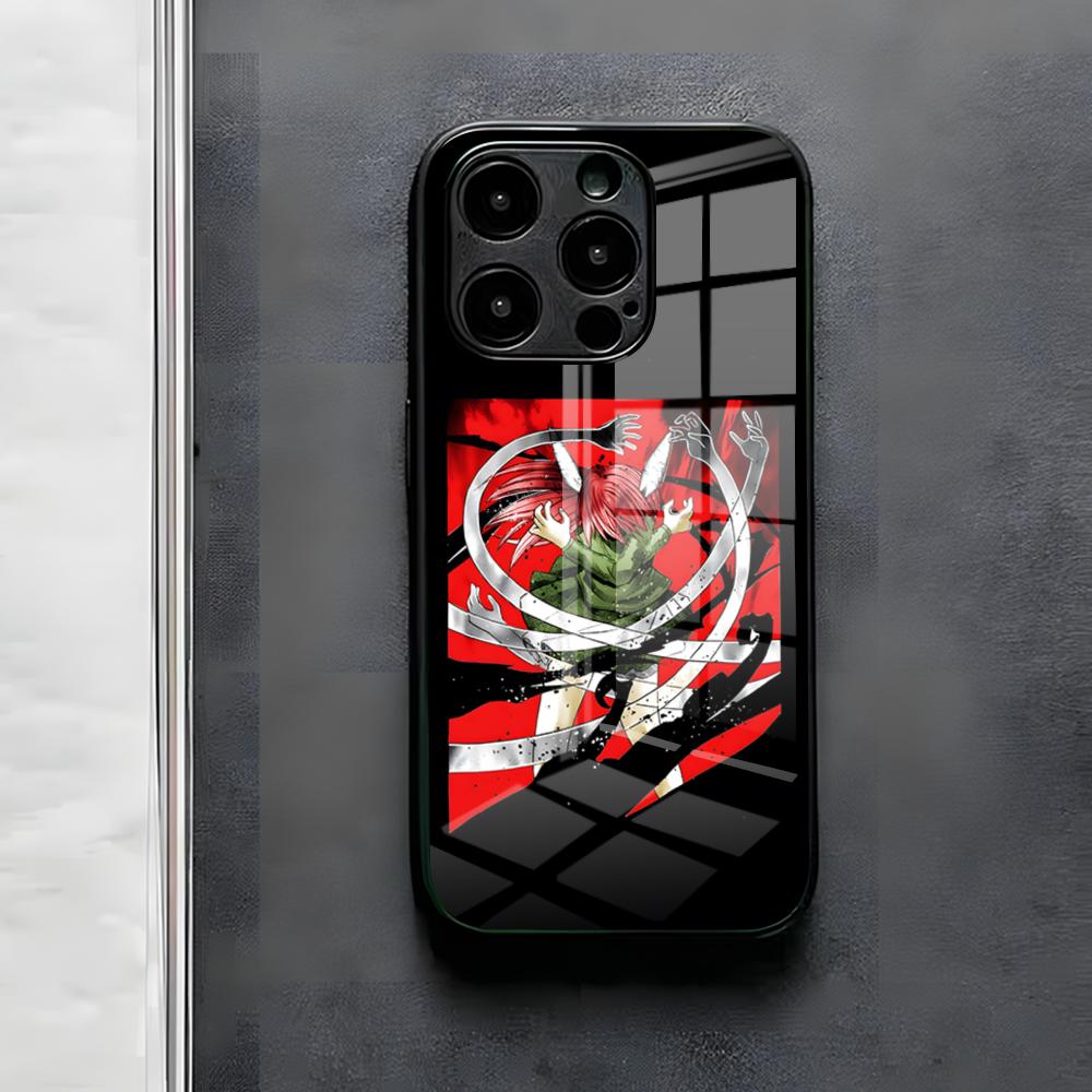 Elfen Lied Anime Phone Case For IPhone 17 Air 16 E Pro Max 15 14 13 Mini 12 Pro 11 Max Plus Black Glass Cover