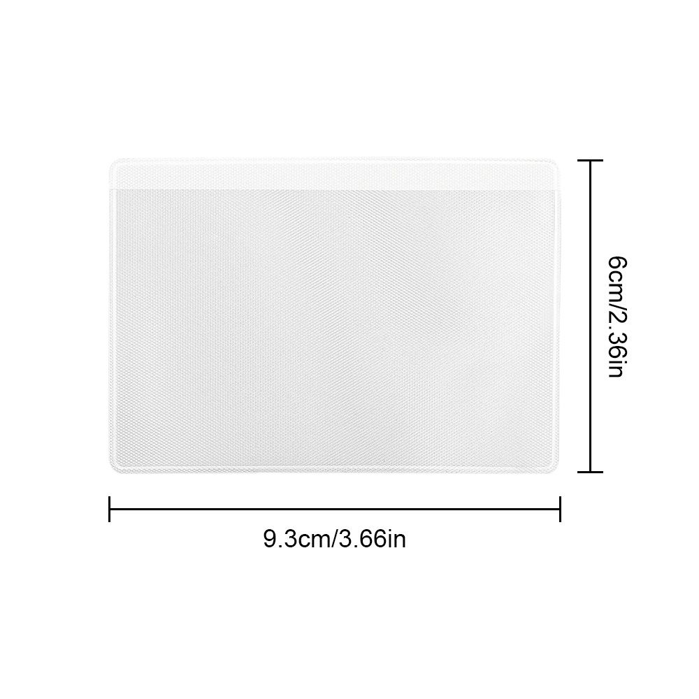 Portable Practical ID Business Case Badge Protector Cover Office School Name Card Work Card Holders ID Card Pouch Card Sleeve