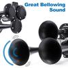 Buzina de Trem 600DB Super Alta 3 Trompetes Kit de Buzina a Ar Para Caminhão Semi-Reboque Barco Van Carro
