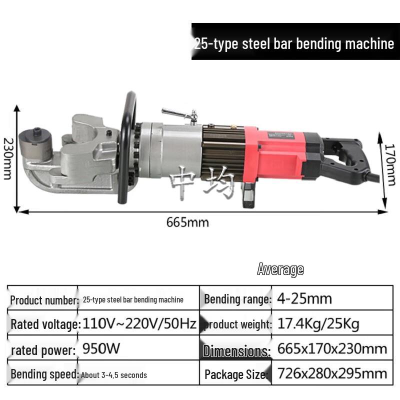 Zhongjun Portable Electric Hydraulic Rebar Tools