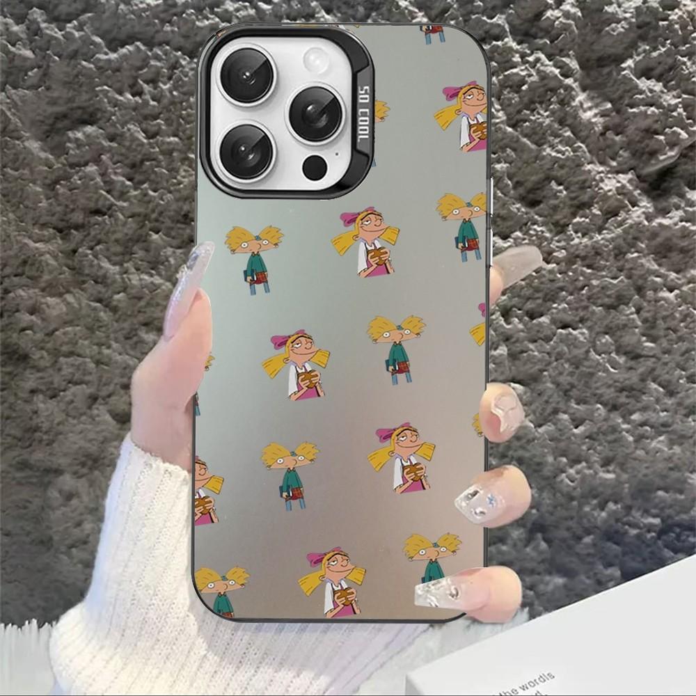 Hey Arnold Phone Case For IPhone 16 15 14 13 12 11 Pro Max X XR XSMAX 8 7 Plus Matte Shockproof Back Cover