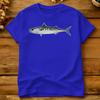 Atlantik Makrele Aquarell Kunst T-Shirt Sommer Baumwolle T-Shirts Für Unisex Design T-Shirt Kurzärmelig Y2k Lustiges Oberteil T-Shirts