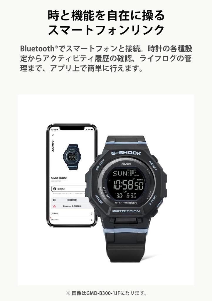 Casio G-SHOCK GMD-B300SC-4JF Mid-Size Bluetooth Women's Wristwatch Coral Orange