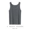 Women's Lightweight Cashmere U-Neck Spaghetti Strap Tank Top - Early Autumn Style