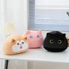 Cartoon Black Cat Doll Pillow Animal Girl Dormitory Sleeping Plush Toy Pillow Office Home Sofa Cushion
