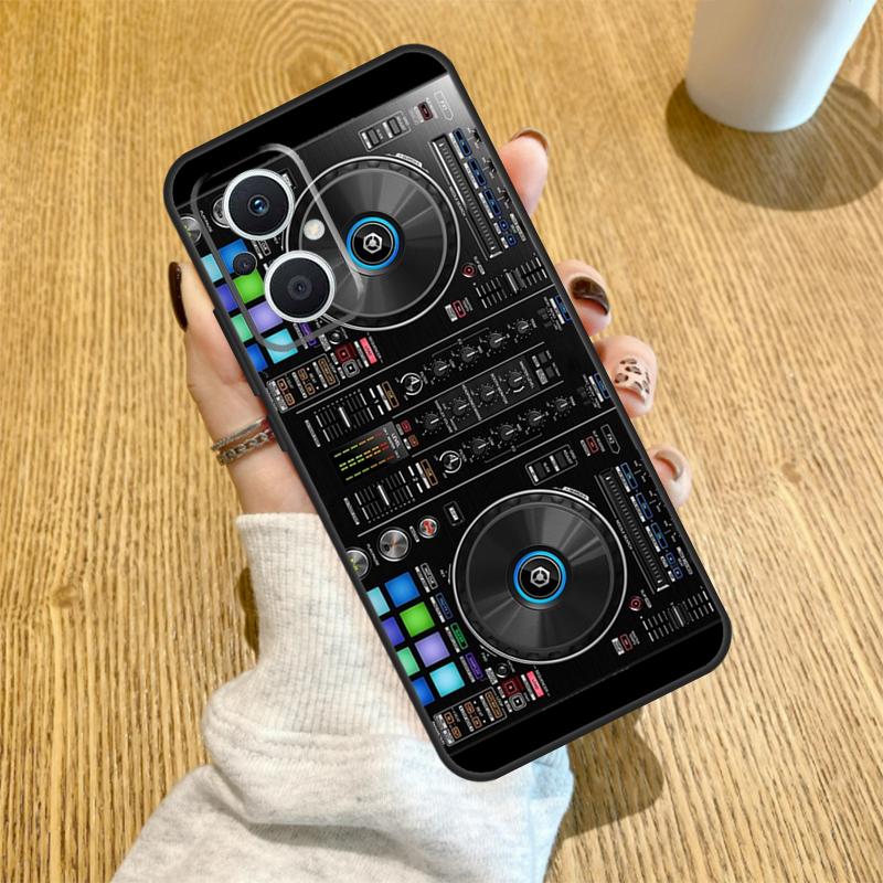 Music DJ Controller Mixer Funda For OPPO Reno 7 8 Lite 14 F 13F 12F 11F 13 12 11 10 Pro OPPO Find X9 X8 X6 X5 Pro Case
